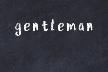 Üzerinde el yazısı olan bir kolej tahtası.