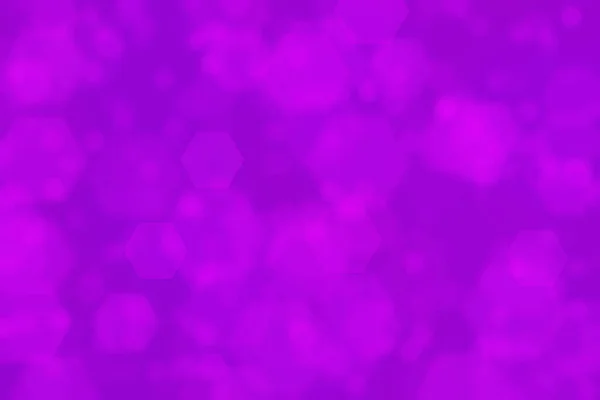 Фиолетовый Абстрактный Дефокатный Фон Шестиугольной Формой Боке Пятна — стоковое фото