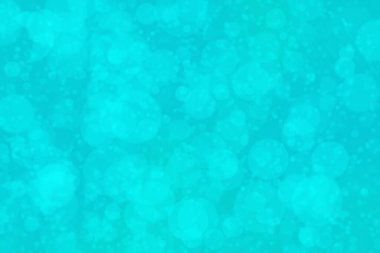 turkuaz soyut çözünmüş arkaplan daire şeklindeki bokeh noktalarıyla