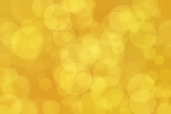 Dourado Abstrato Desfocado Fundo Com Círculo Forma Bokeh Spots — Fotografia de Stock