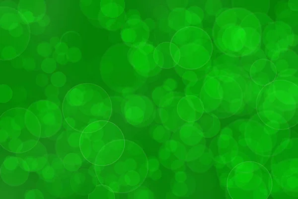 Deep Vivid Green Colored Abstract Background Bokeh — Stock Photo, Image