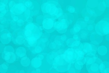 Soyut turkuaz arka plan. Bulanık noktalar bokeh.