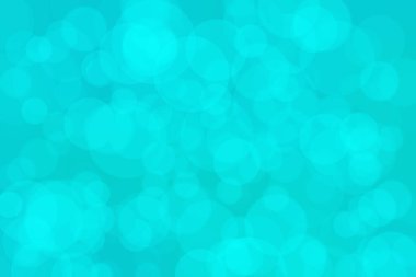 Turkuaz soyut bokeh arkaplanı.