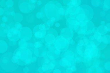 turkuaz soyut çözünmüş arkaplan daire şeklindeki bokeh noktalarıyla