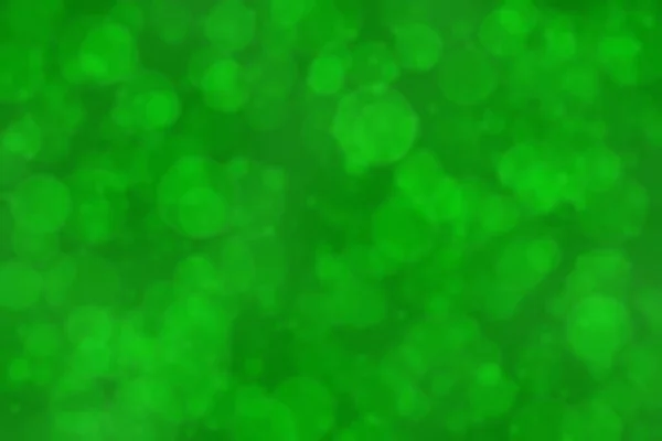 Deep Vivid Green Colored Abstract Background Bokeh — Stock Photo, Image