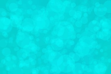 Soyut turkuaz arka plan. Bulanık noktalar bokeh.