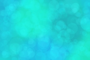 Turkuaz soyut bokeh arkaplanı.