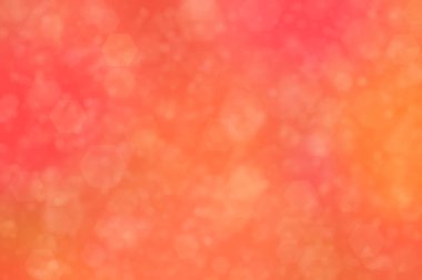 Domates soyutlanmış arkaplan, altıgen şekilli bokeh benekleri.