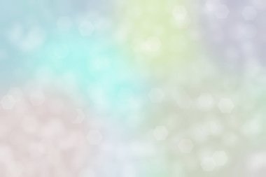 Yumuşak pastel renklere sahip soyut arkaplan, altıgen şekilli bokeh