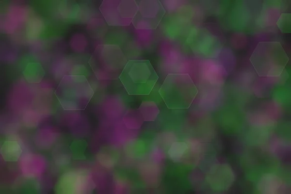 Macchie Astratte Multi Colorate Sfocate Colori Verde Viola Sfondo Nero — Foto Stock