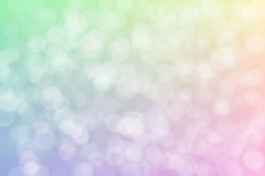 Yumuşak pastel renklere sahip soyut arkaplan, daire şeklinde bokeh