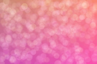 Soyut bokeh arkaplanda kırmızı mercan dairesi şekilli noktalar.