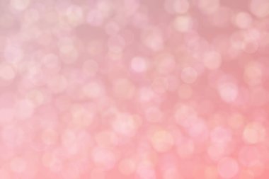 Soyut bokeh arkaplanda kırmızı mercan dairesi şekilli noktalar.