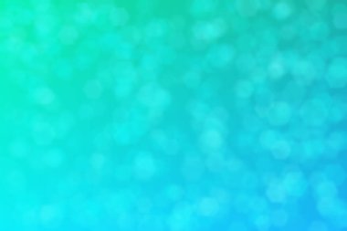 mavi ve yeşil soyut odaklanmamış arkaplan altıgen şekilli bokeh benekleri ile