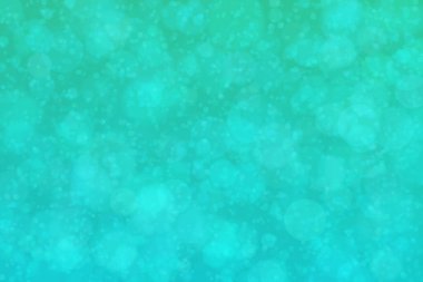 turkuaz soyut çözünmüş arkaplan daire şeklindeki bokeh noktalarıyla
