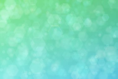 Soyut altıgen şekilli arkaplan. Aquamarine renkli benekler.