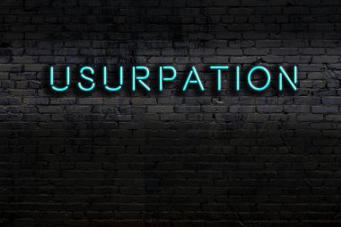 Geceleri duvarda neon levhası var. Yazıt gaspı