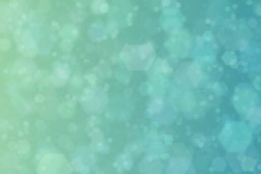 Soyut aquamarine renkli bokeh arkaplanı.
