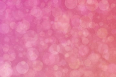 Soyut bokeh arkaplanda kırmızı mercan dairesi şekilli noktalar.