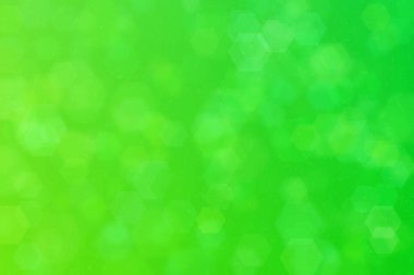 Soyut yeşil arkaplan, altıgenli çoban bokeh.