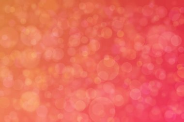 Çember şekilli bokeh benekli domates soyutlanmış arkaplan