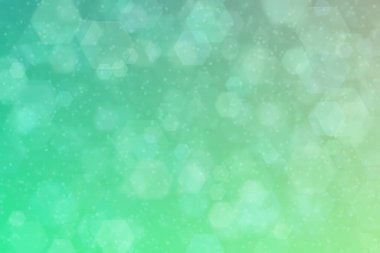 Soyut aquamarine renkli bokeh arkaplanı.