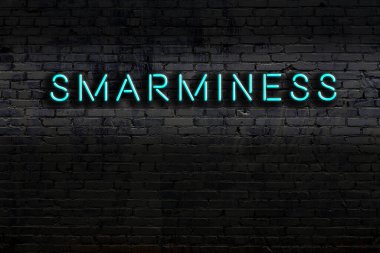 Geceleri duvarda neon levhası var. Yazı akıllılığı