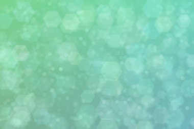 Soyut aquamarine renkli bokeh arkaplanı.