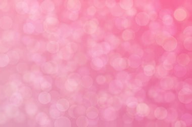 Çember şeklindeki bokeh noktalarıyla mercan soyutlanmış arkaplan