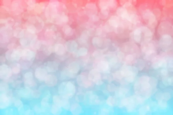 Roze Blauw Abstracte Gedefocuste Achtergrond Met Cirkelvorm Bokeh Spots — Stockfoto