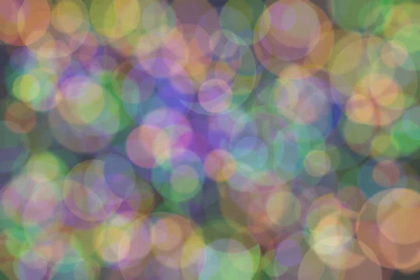 Abstract Background Three Colors Green Orange Blue Mixture Bokeh — Stock Photo, Image