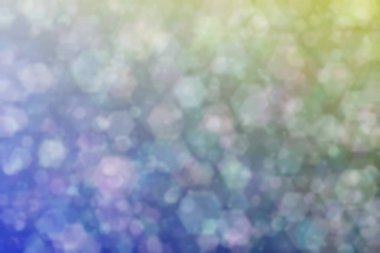 Harmonik renklere sahip güzel soyut bir arka plan. Yumuşak bokeh ışık noktaları.