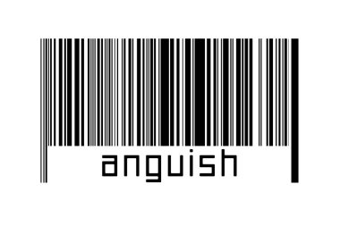 Dijitalleştirme kavramı. Altında yazı olan siyah yatay çizgilerin barkodu.