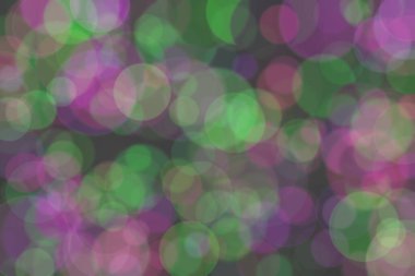 Bokeh ile soyut bir arkaplan. Yumuşak ışık odaklı noktalar.