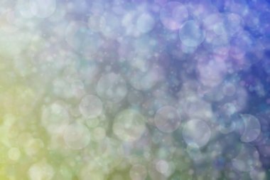 Bokeh ile soyut bir arkaplan. Yumuşak ışık odaklı noktalar.