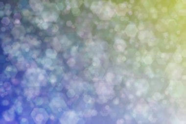 Harmonik renklere sahip güzel soyut bir arka plan. Yumuşak bokeh ışık noktaları.