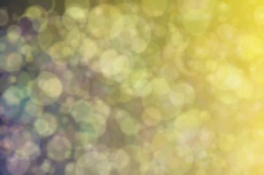 Bokeh ile soyut bir arkaplan. Yumuşak ışık odaklı noktalar.