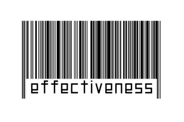 Dijitalleştirme kavramı. Altında yazılar bulunan siyah yatay çizgilerin barkodu.