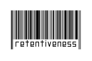Dijitalleştirme kavramı. Altında yazıtlar bulunan siyah yatay çizgilerin barkodu.