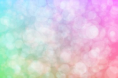 Pembe ve mavi renklere sahip soyut arkaplan ve bunların geçiş ve bulanık ışık noktaları.