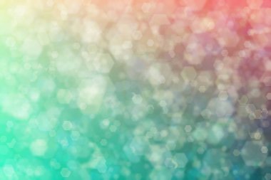 Soğuk, sıcak renklerin ve bokeh 'in geçişleriyle harmonik değişim. Soyut arkaplan