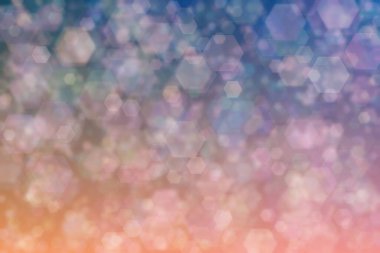 Güzel harmonik gizemli arka plan koyu mavi, yeşil ve pembe renkli bokeh.