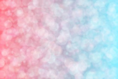 Multicolored gradient abstract background. Bokeh lights on pink, blue and its mixtures  clipart