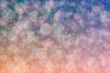 Bokeh ile soyut bir arkaplan. Yumuşak ışık odaklı noktalar.