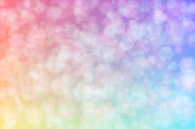 Çok renkli gradyan soyut arkaplan. Pembe, mavi ve karışımında Bokeh ışıkları 