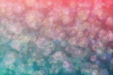 Güzel harmonik gizemli arka plan koyu mavi, yeşil ve pembe renkli bokeh.