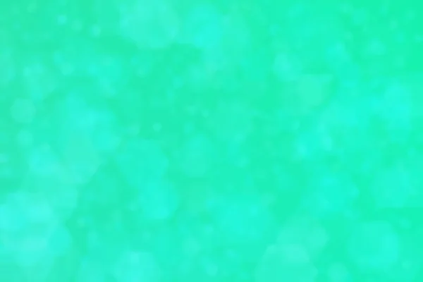 Azul Verde Abstrato Desfocado Fundo Com Forma Hexágono Bokeh Spots — Fotografia de Stock