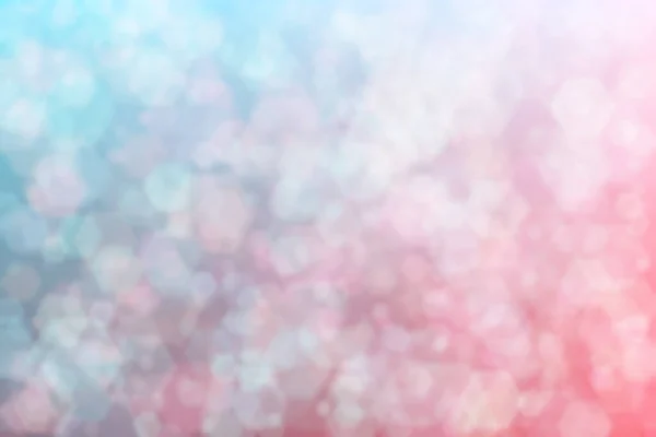 Розовый Синий Абстрактные Разряженные Фон Шестиугольной Формы Боке Пятна — стоковое фото