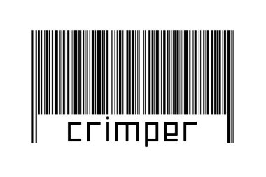 Dijitalleştirme kavramı. Altında yazıt sıkıştırıcı bulunan siyah yatay çizgilerin barkodu.