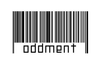 Beyaz arkaplanda barkod ve altında da yazıtlar var. Ticaret ve küreselleşme kavramı